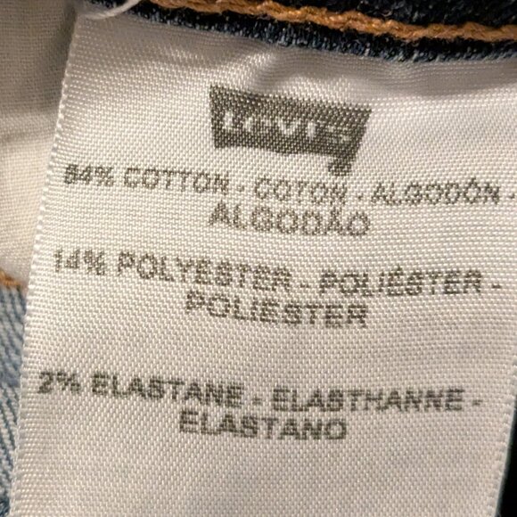 Levi's curvy cut 528 jeans size 7 low rise - Picture 10 of 10